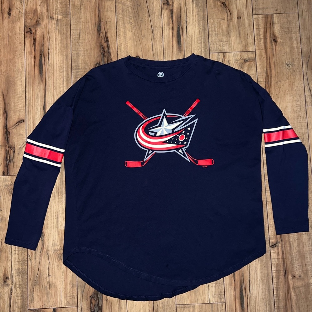 Blue jackets long sleeve